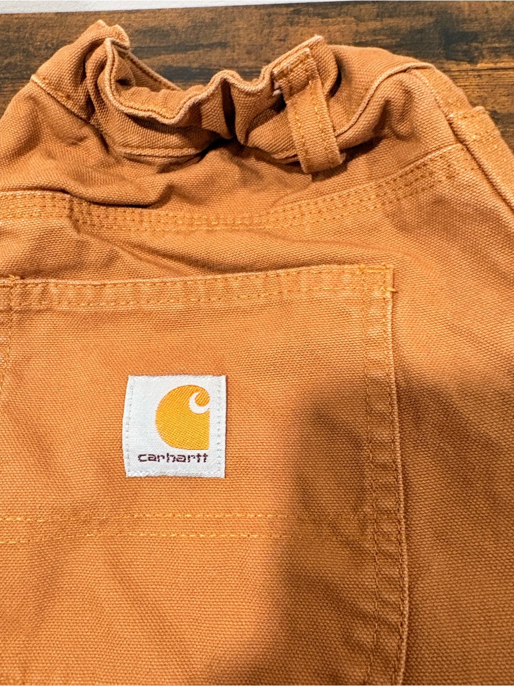 Carhartt Kids Brown/Tan Canvas Bottoms